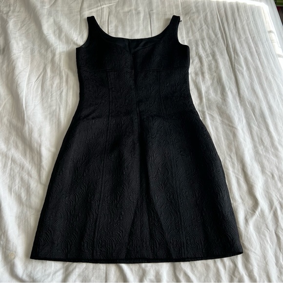 Georgiou Studio Black Jacquard Mini Dress - Picture 7 of 7